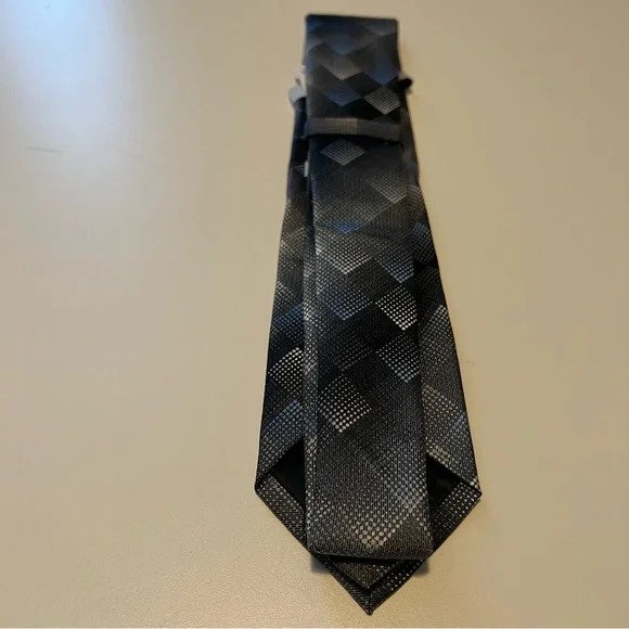 Men's Perry Ellis, Alfani and Club Room Gray Blue Tie Set